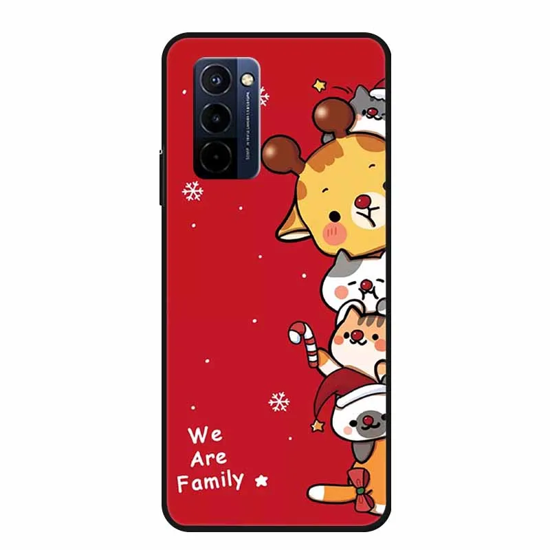 Festive Holiday-Themed Soft TPU Silicone Phone Cover