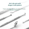 304 Stainless Steel Dental Tools Mouth Mirror Probe Tartar Protector Tartar Tools Dentist Tool Set Decalcification 2