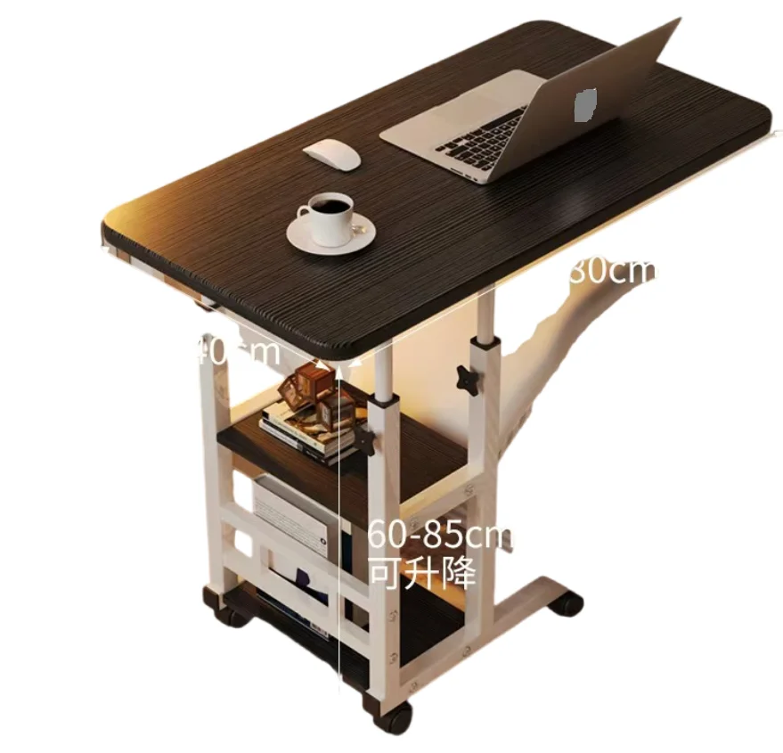 Mobile lift bed bedroom folding table home student desk lazy person laptop desk