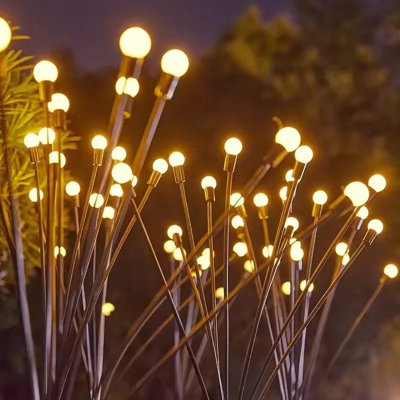 ตัวเลือกสินค้า โคมไฟหิ่งห้อยพลังงานแสงอาทิตย์ สีสันสดใส ตกแต่งสวนสไตล์โมเดิร์น