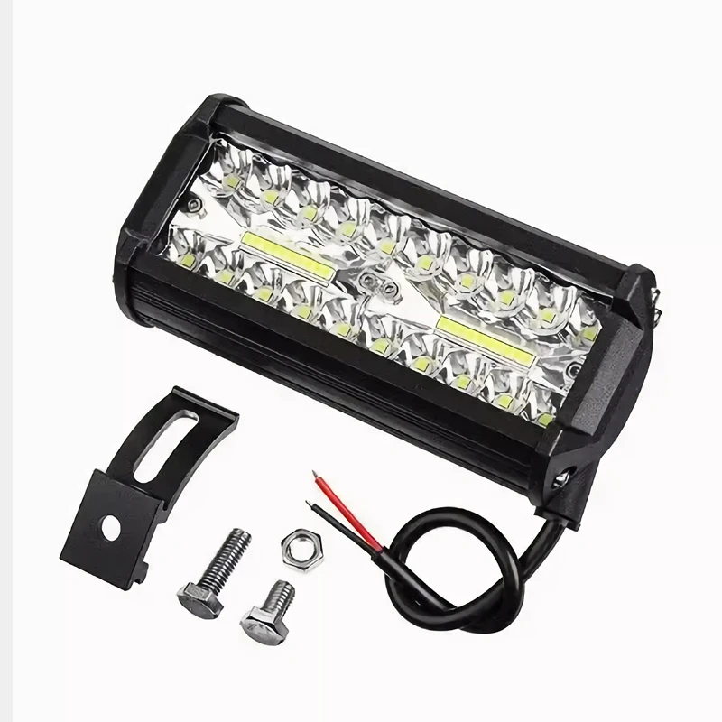 7Inch 120W LED Light Bar Work Light For Offroad Driving Fog Lamp Truck