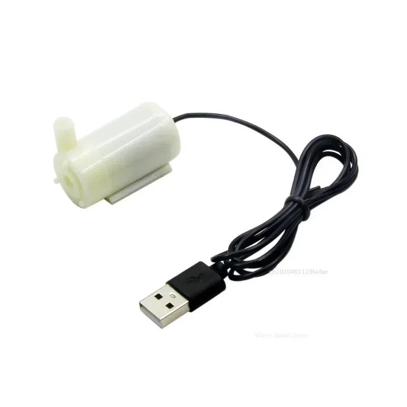 초저소음 DC 5V USB 브러시리스 모터 미니 잠수정 펌프 수경 물고기 탱크 순환 물 프로세스 분수 폭포
