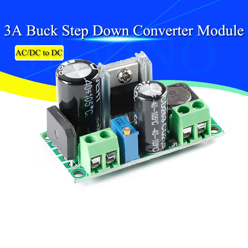 DC-DC Buck Converter 12-80V To 2.5-50V, 20A Adjustable Step Down Voltage Regulator Module