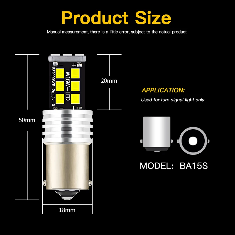 2pcs P21W Ĺ  LED 1156 BA15S 7056 LED     Volvo XC60 XC90 V70 S80 S40 S60 V60 C30 V50