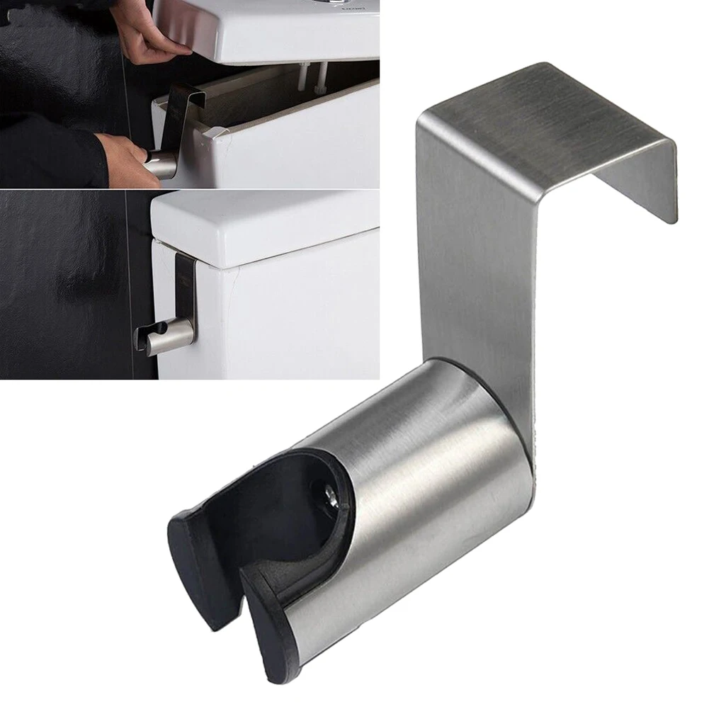 Bidet Sprayer Hook Holder Free Nail Tainless Steel Toilet Bathroom  Attachment Wall Shower Head Holder Bracket