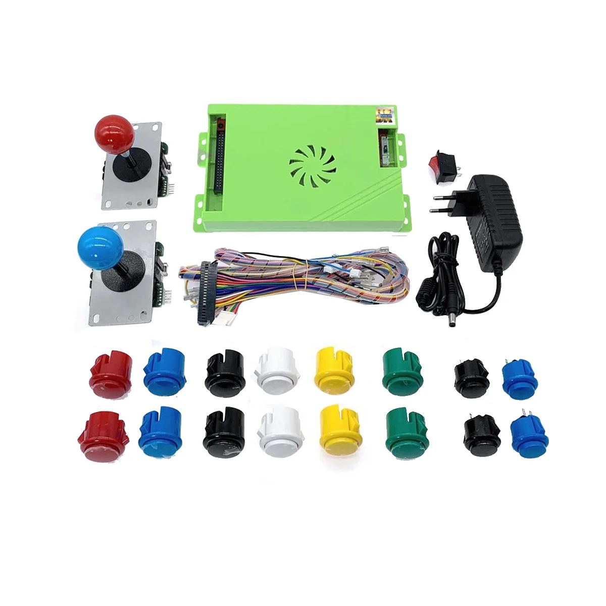 

Для Pandora Сага коробка DX GPIO джойстик DIY Kit 2,8 мм кнопки (вилка ЕС)