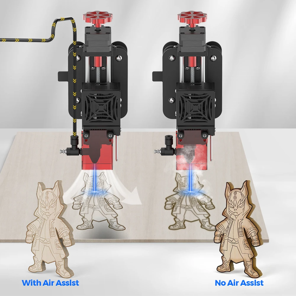 Twotrees-air Air Flow Assist Kit 1030l por Min Bomba de Baixo Ruído Remover Fumaça e Poeira Gravador a Laser Máquina Cortadora - Imagem 4