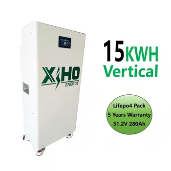 Starmax 51.2V 15KWh 16kWh Vertical Lithium Ion Batteries Pack Grade A Lifepo4 Cell 48V 280Ah Home Solar Energy Storage System