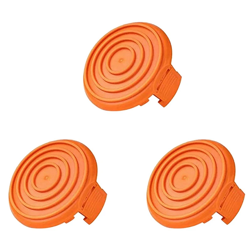 3X 50019417 Grass Trimmer Spool Cap Cover For WORX Corded Electric String Trimmers Part Replacements