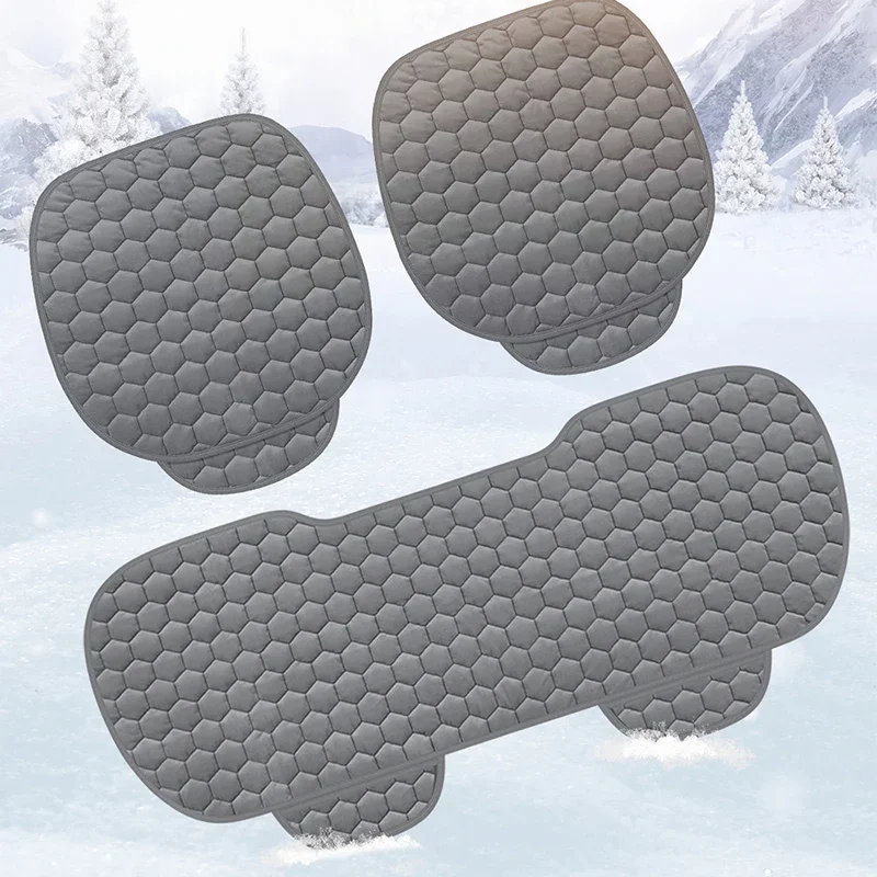 Winter Short-Pile Car Seat Cushion Warm Comfortable & Durable Front / Rear Seat Cushion Available Universal Covers