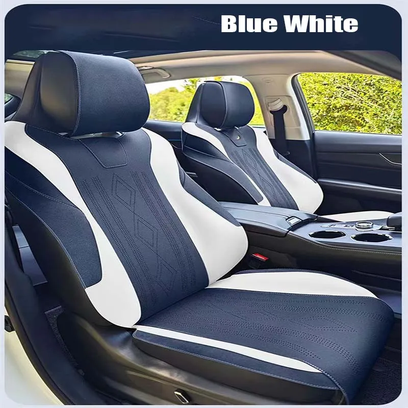 

Custom Fit Car Accessories Suede Saddle Seat Cushion Pad Half Covered For Changan UNI-K UNIK UNI K 2020 2021 2022~2023