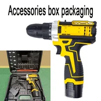 Lithium Electric Drill  Electric Screwdriver  Hand Electric Drill  Electric Tool Set  Multifunctional Accessory Box Packaging 1