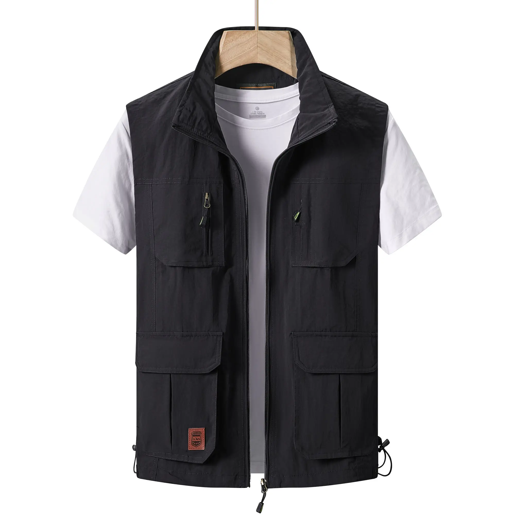 Motorcyclist Vest Fishing Wear Sweatshirts Trekking Padded Outdoor Bigsize Custom Fashionable Luxury Tools Pocket