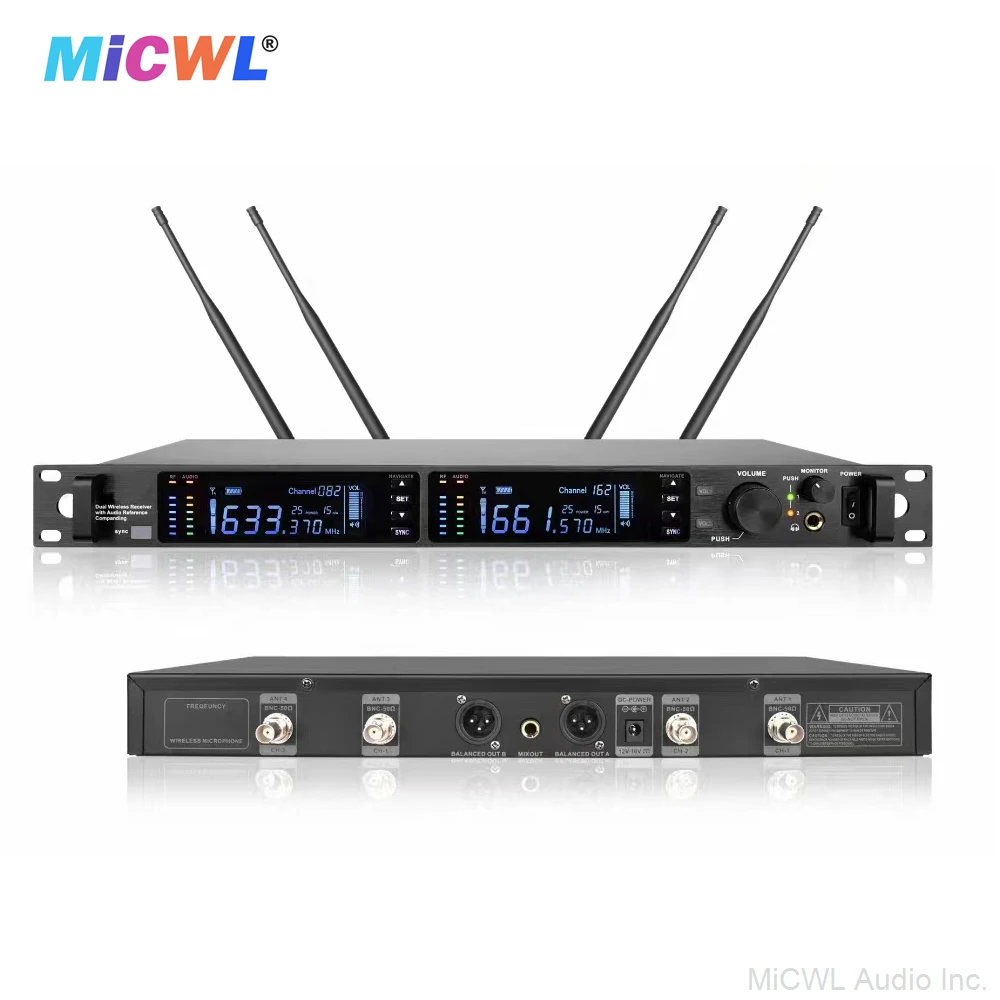 Advanced ULXD4D Dual Channel Wireless Microphone System KSM8 Silver Dynamic Capsule Singing Grade Stage Performance Speech