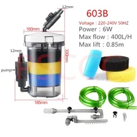 SUNSUN HW602B HW603B Ultra-quiet External Aquarium Filter Bucket Container for aquarium fish tank, filter box + water pump 1