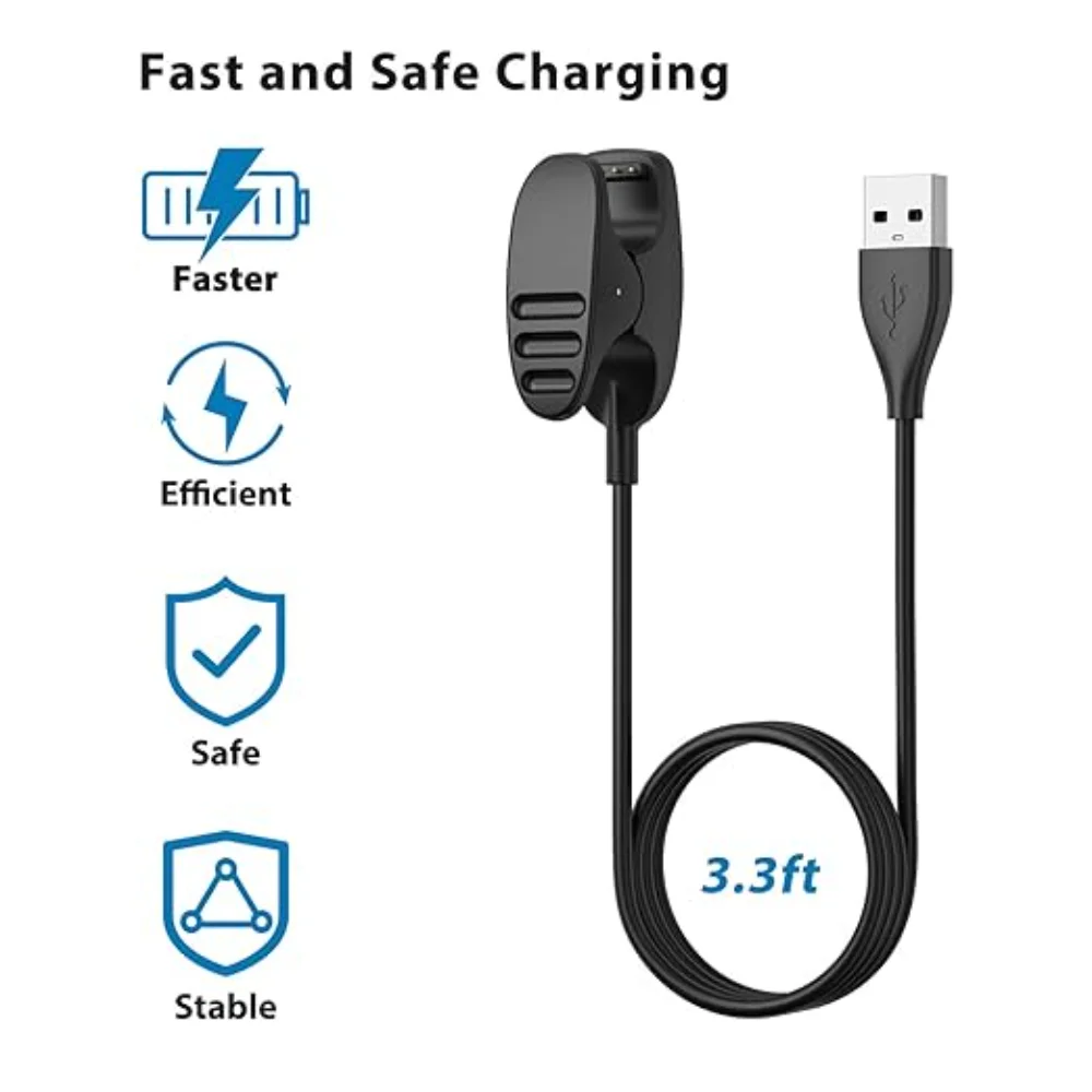 Universal Smart Watch USB Charging Cable - 3.3ft Replacement Charger