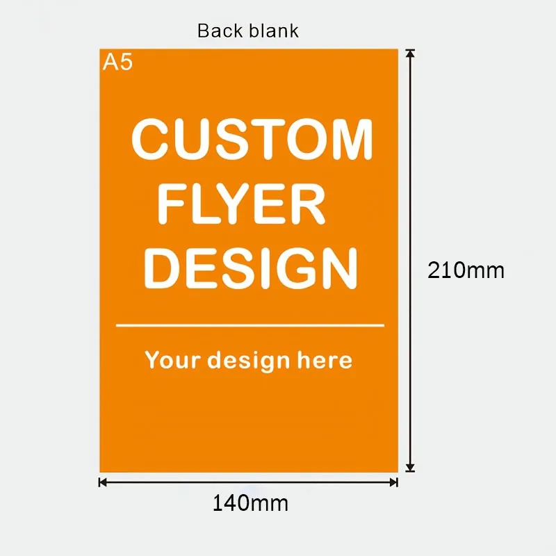 flyers A4 A5 A6 size 150gms paper printed poster color Advertising Flyer poster double sided