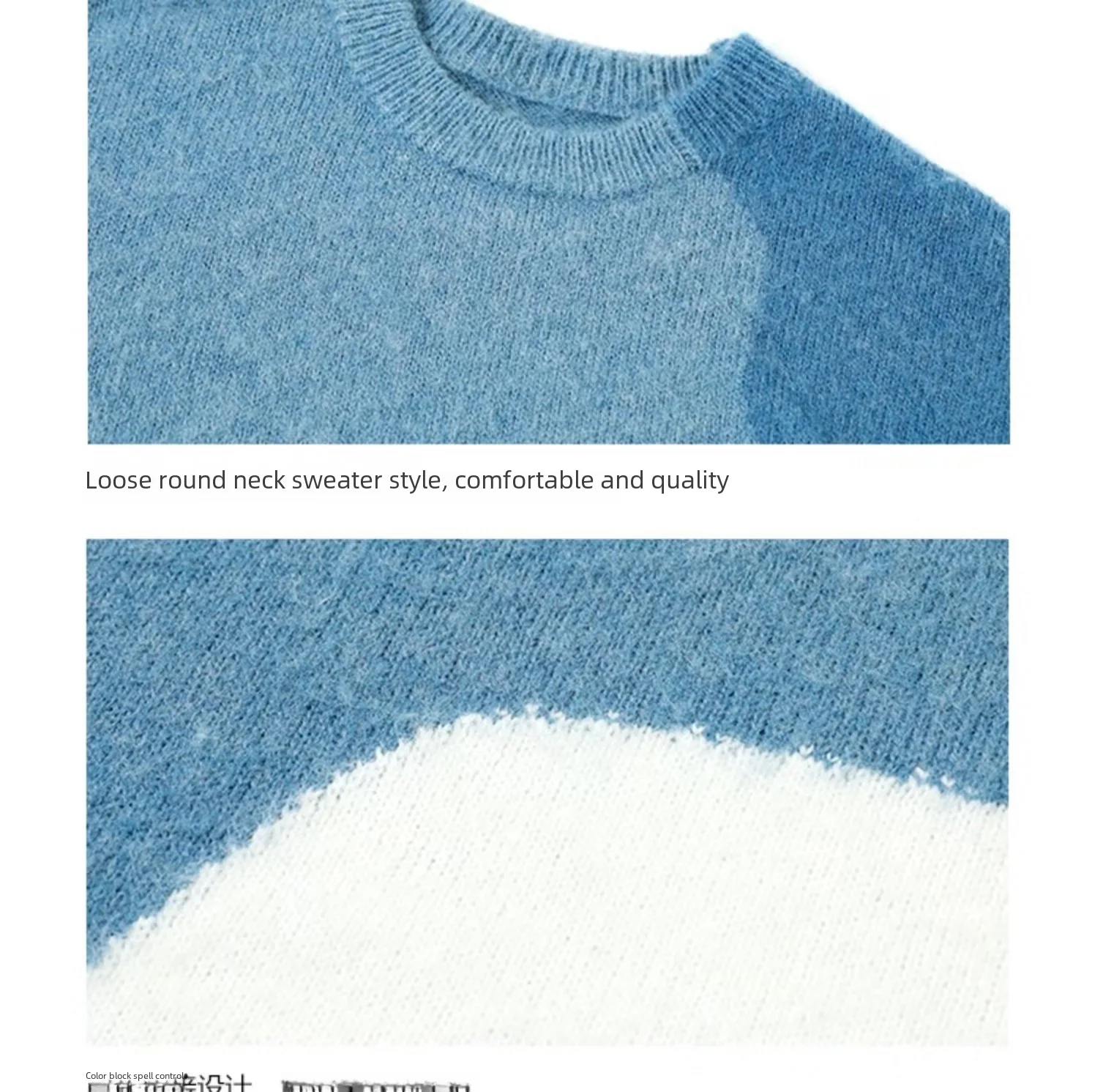 Casual Knitted Top Long Sleeve Hong Kong Style Round Neck Pullover Trendy Fashionable Urban Lightwind Men's Winter Sweater