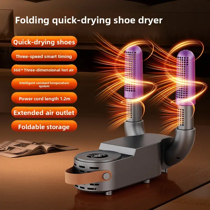 Household Folding Shoe Dryer  Retractable Timing-Enabled Hot Air Dryer for Shoes Deodorizing Function Essential Shoe-Drying Tool - Image 8