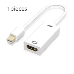 Ultra HD Mini DisplayPort to HDMI Adapter Cable for Laptops, TVs, and Projectors (1pcs)