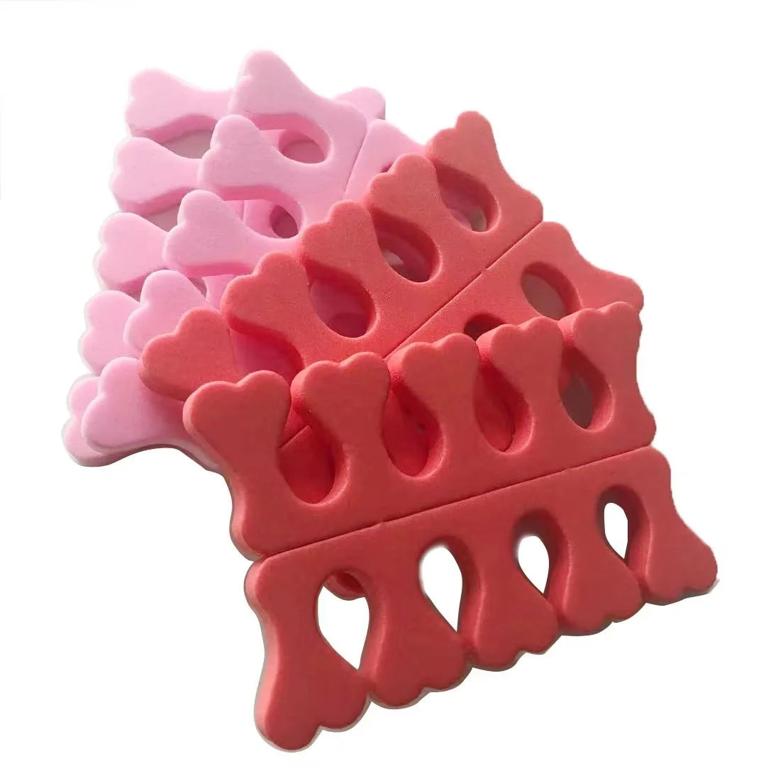 25 pairs/lot random colour EVA toe separator nail care tool manicure nail art tool divider