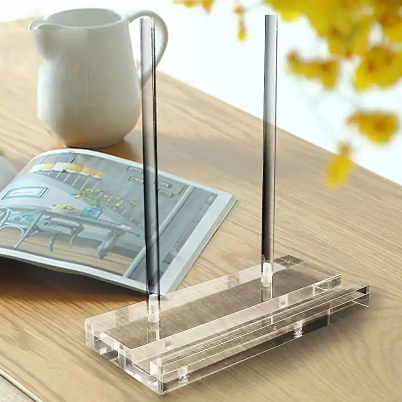 Book Display Acrylic Stand Acrylic Display Easel Records Books Stand Small Cookbook Holder Counter Decor Modern Fashion For 5