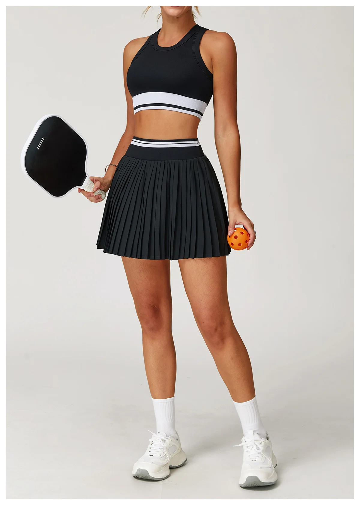 High Waist Yoga Sports Short Skirts Seamless Golf Tennis Skorts Women's Quick Drying Runing Fitness Workout Gym A-line Skirt 19 S9f95e188fcba4063be85ae264d219a59q