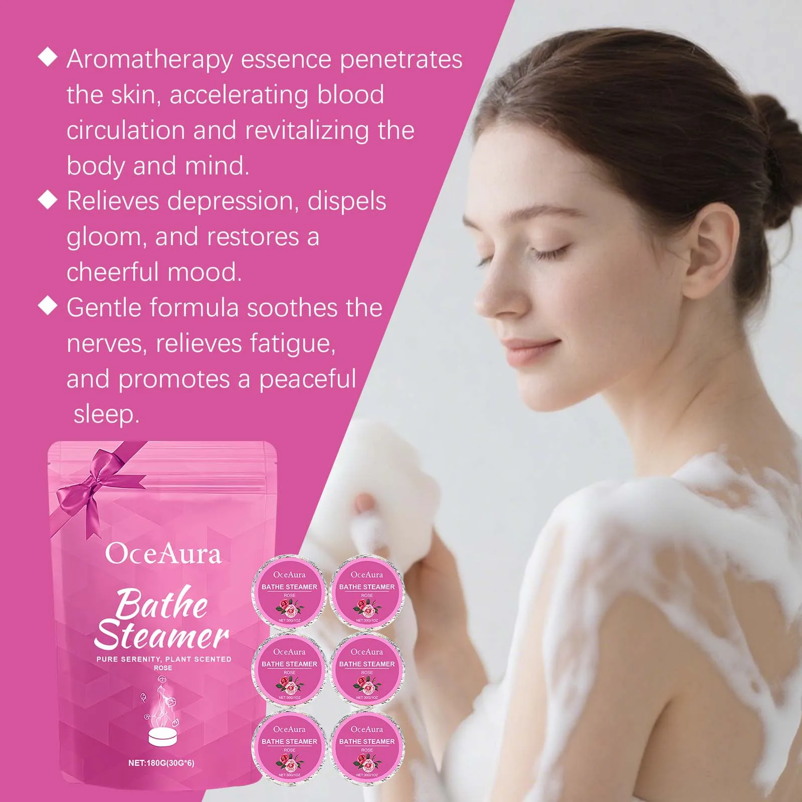 Aromatherapy Shower Steamers Relaxation Tablets
