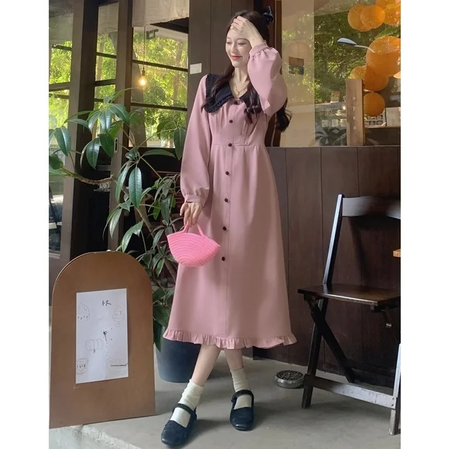 봄 가을 여성 원피스