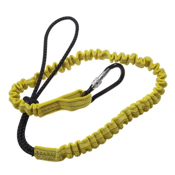 Safety Bungee Tether Tool Lanyard with Carabiner Hook Climbing Working Anti-Falling Safety Rope Aerial Work Climbing Accessories 1