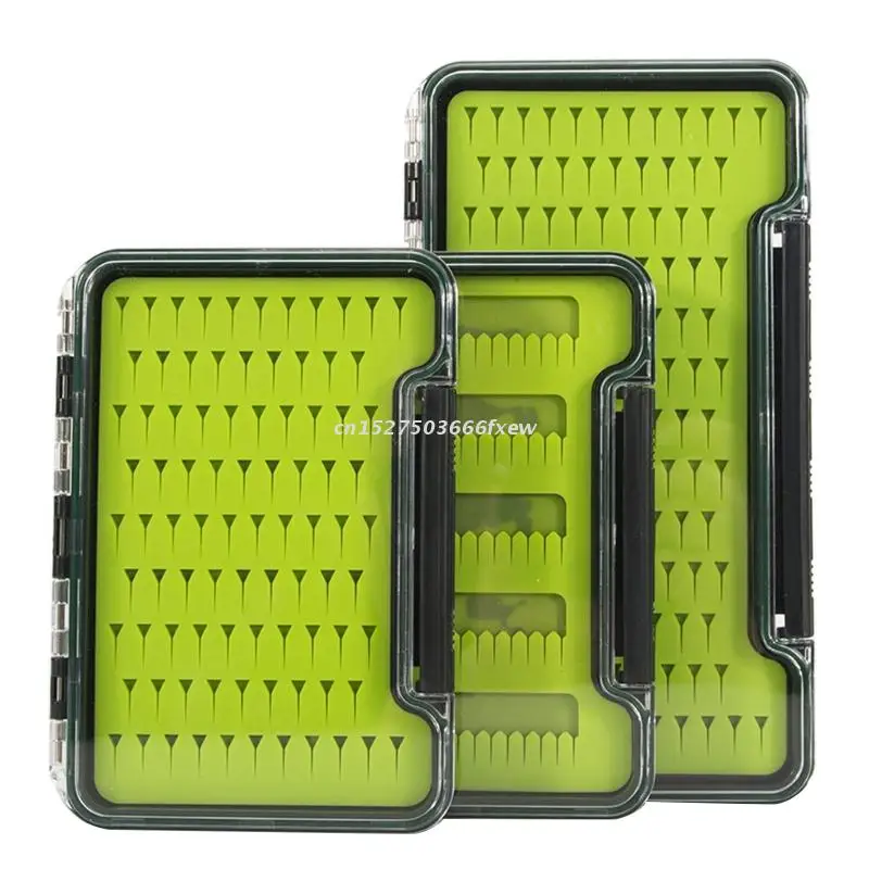 Waterproof Double Sides Silicone Fly Box Silicone Insert Fly Fishing