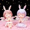 Kawaii Fairy Angel Piggy Bank for Kids Children Girls Baby Gift Resin Cartoon Money Saving Box Coins Holder Storage Organizer 3