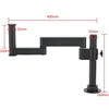 Articulating Arm Clamp Microscope Bracket 76mm 50mm Focusing Holder For Stereo Microscope Monocular lens Video Microscope Camera 6