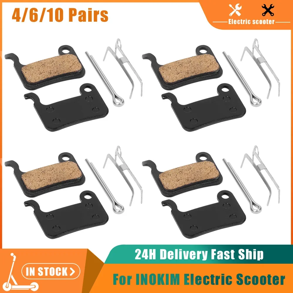 세미 메탈 세라믹 디스크 브레이크 패드, 샤오미 M365 프로 전기 스쿠터 XTECH MTB 유압 디스크 패드, ZOOM XTECH HB100, 4 쌍, 6 쌍, 10 쌍