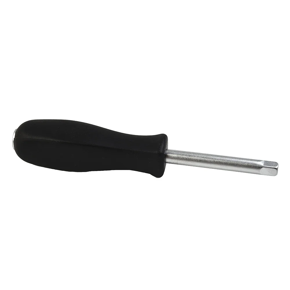 

Best Durable High Quality Connecting Rod Screwdriver Small Spinner Square Rubber Handle 6.3mm Black Bottom Hole