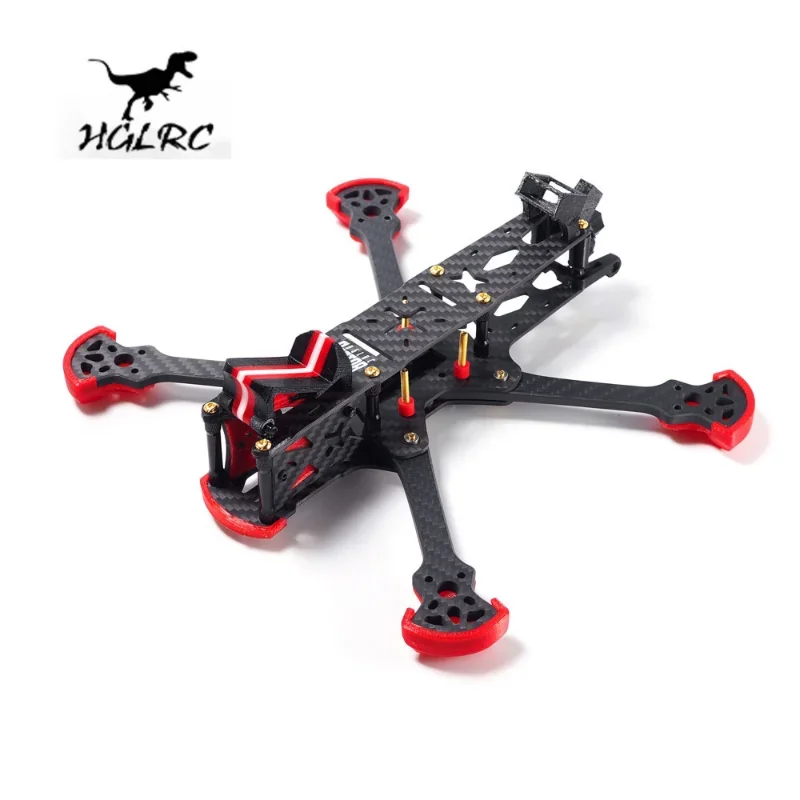 

HGLRC Sector D5 v3 Freestyle 5Inch 225mm Wheelbase 5mm Arm 3K Carbon Fiber Frame Kit for RC Drone FPV Racing Freestyle