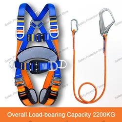 Five-point Work Safety Harness Full Body High Altitude Safety Belt Outdoor Climbing Training Work Construction Protect Equipment