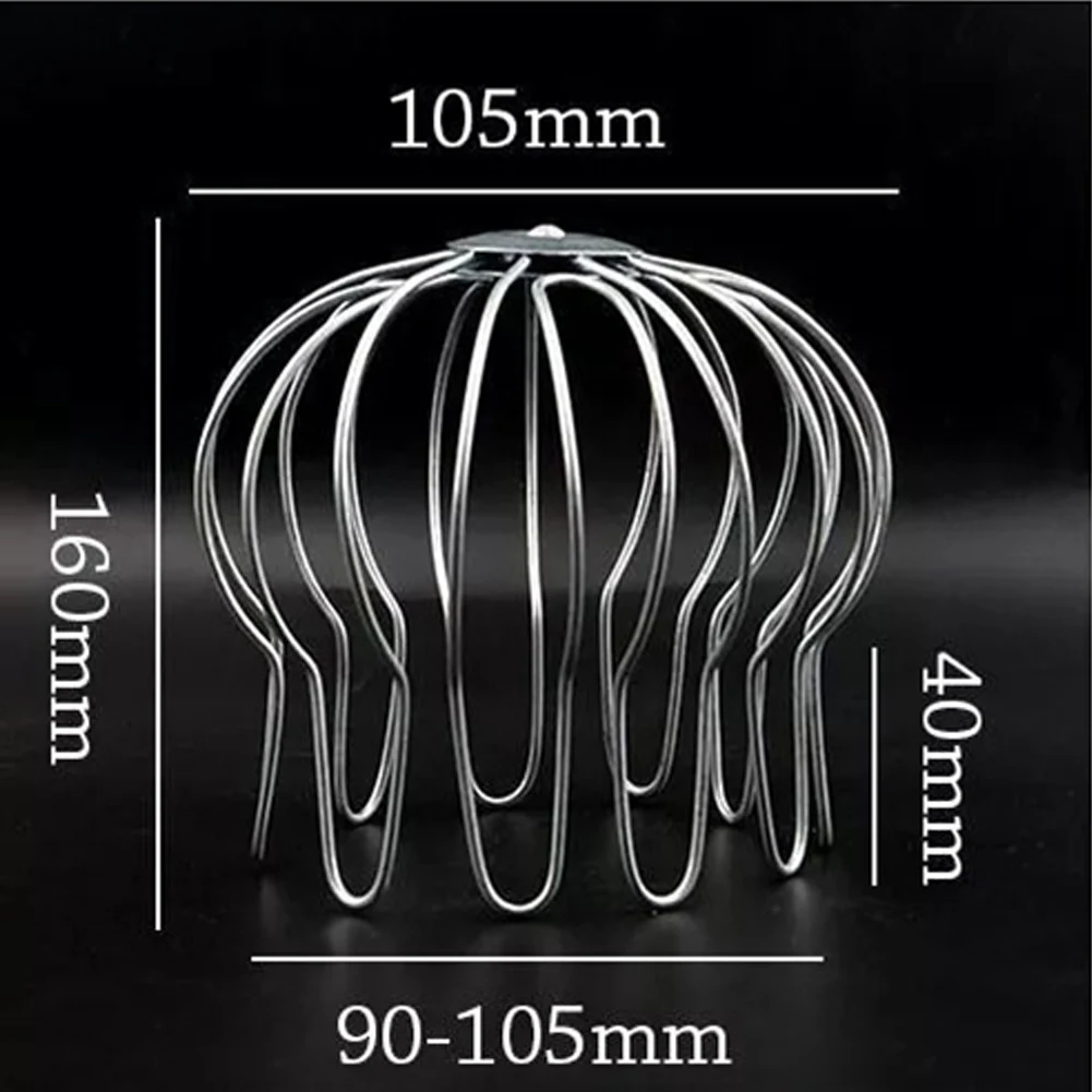 Strainer Garden Floor Drain Gutter Guard Stainless Steel Gutter Leaf Guard Mesh Cover For Stopping Blockage Leaves 50-120mm