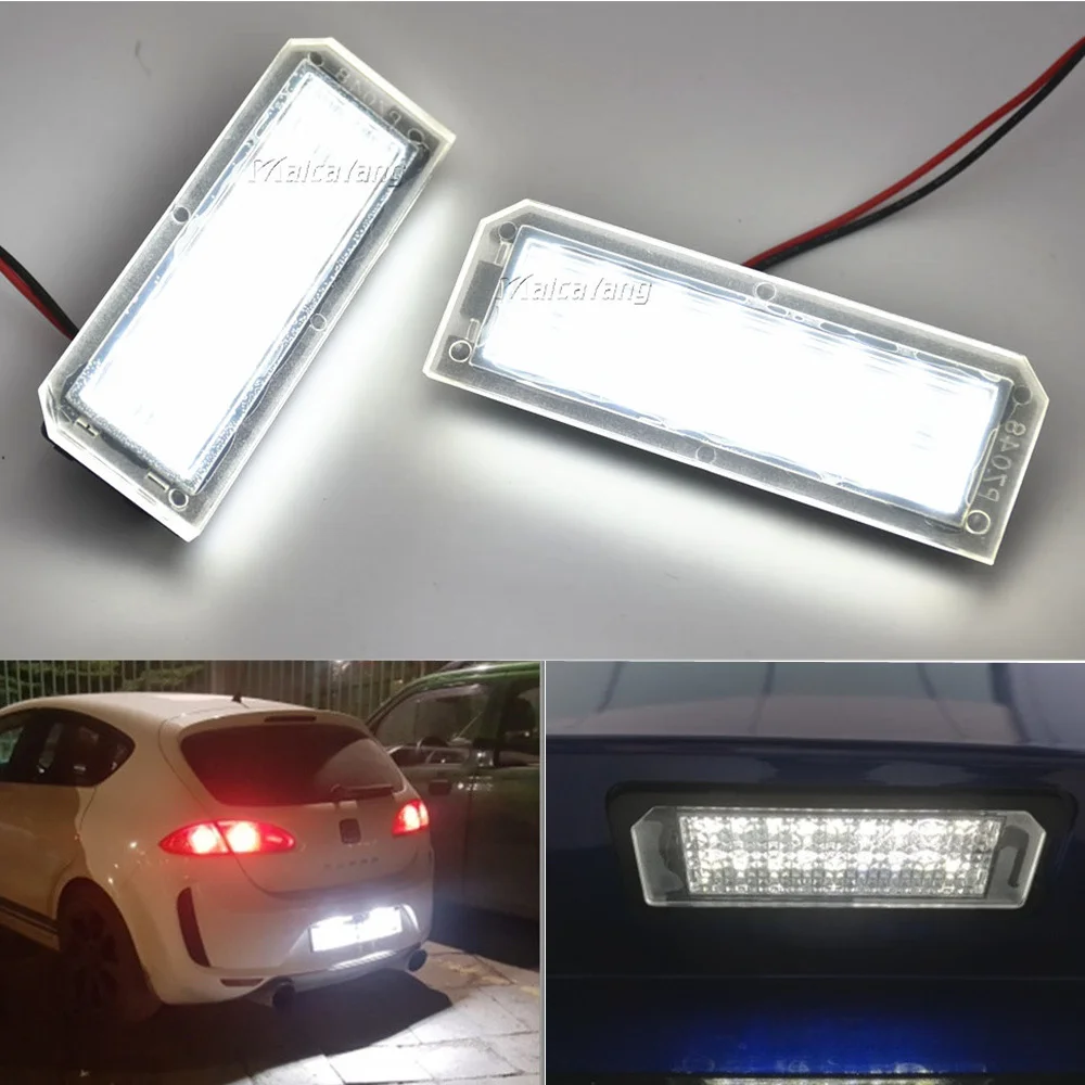 Per Land Rover Range Rover Sport 2013 + Range Rover 2012 + Vw Phaeton 2X Led Luci Targa Bianco Canbus Error Free