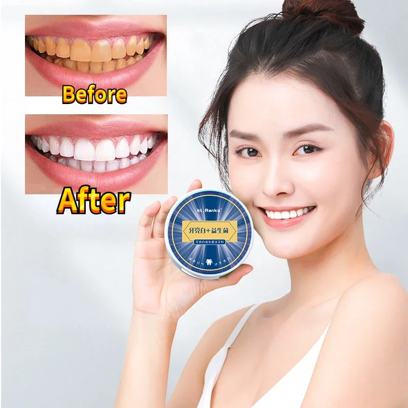 

Probiotics Teethpaste Powder Cleaning Tooth Stains Tobacco Stains Coffee Stains Anti Sensitive Removal Halitosis Tooth Care