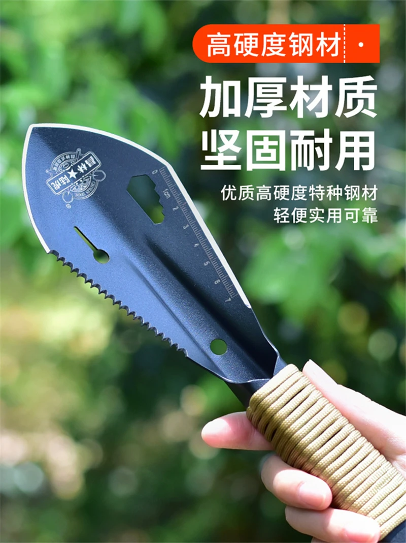 Description Picture 2 of itemGardening Shovel Multifunctional Garden Tools Outdoor Car Military Shovel for Survival Camping Digging Trowel Digging Trowel