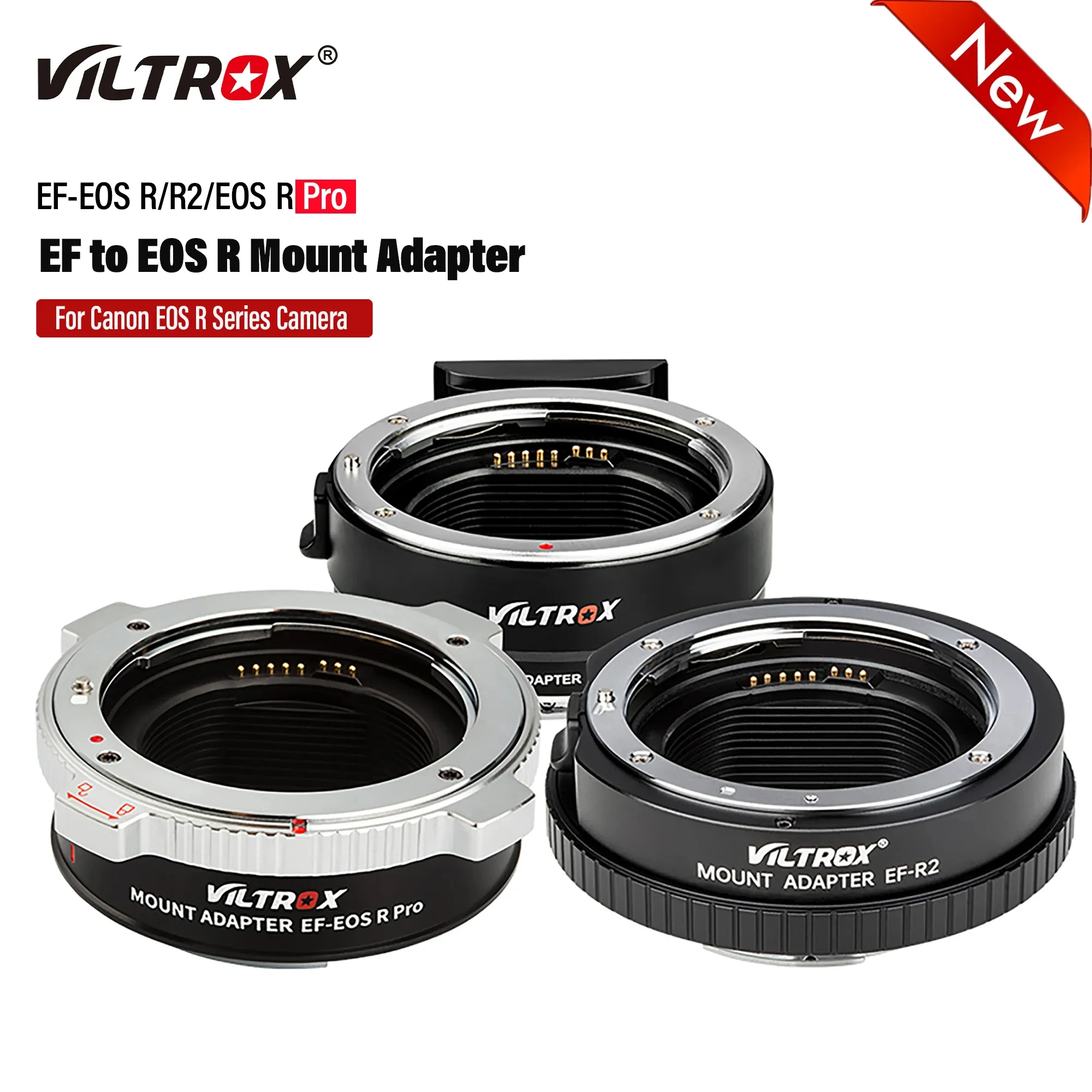 

Кольцо-адаптер Viltrox с автофокусом, полная Рамка, для объектива Canon EOS EF, объектив R RP R3 R5C R6 C70