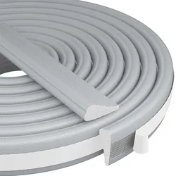 Self - Adhesive Soundproof & Windproof Insulation Foam Strip - 3M (Grey)