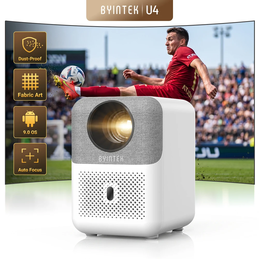 BYINTEK U4 4K Heimkino-Projektor Android WLAN