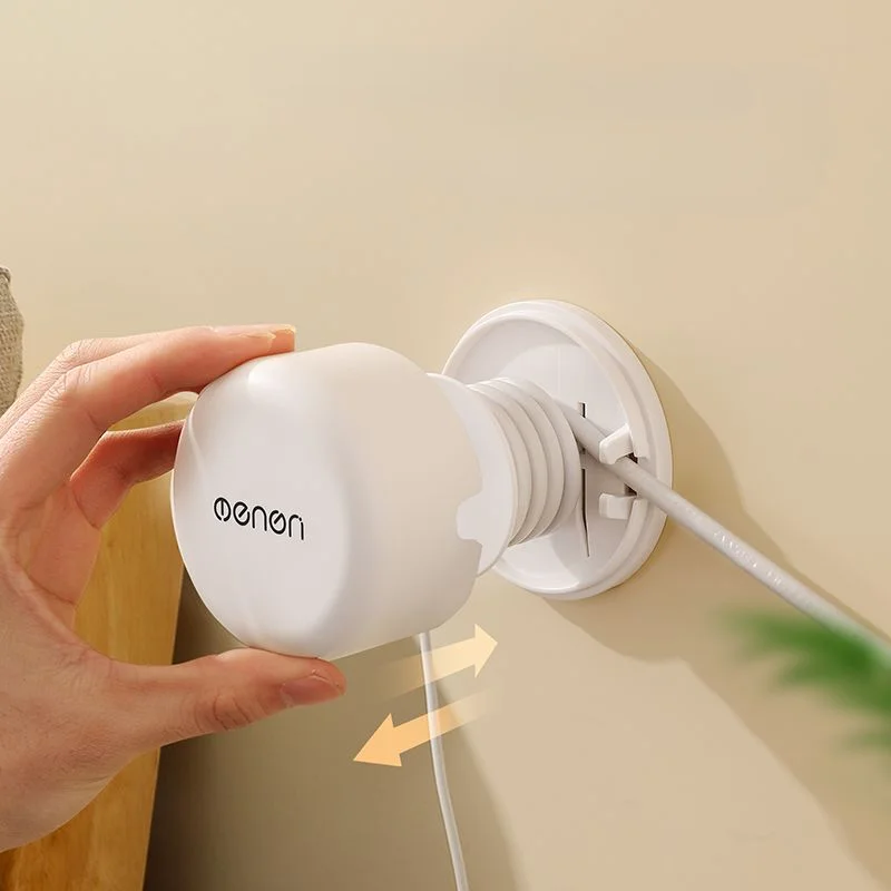 Kitchen Appliances Plug Cable Winder Cable Organizer Wall Mounted Rotating Data Organizer Charging Winder cable organizer