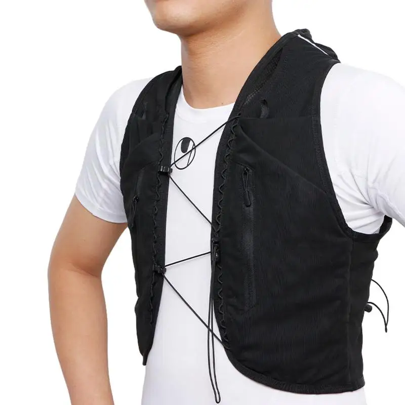 

Running Hydration Vest Hydration Bladder Vest For Outdoor Running Elastic Sealing Outdoor Sports Bag For Cycling Hiking Running