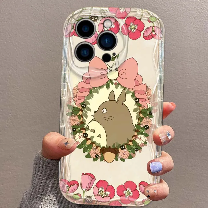 My Neighbor Totoro Cover For iPhone XR 16 15 14 13 12 11 Pro Plus