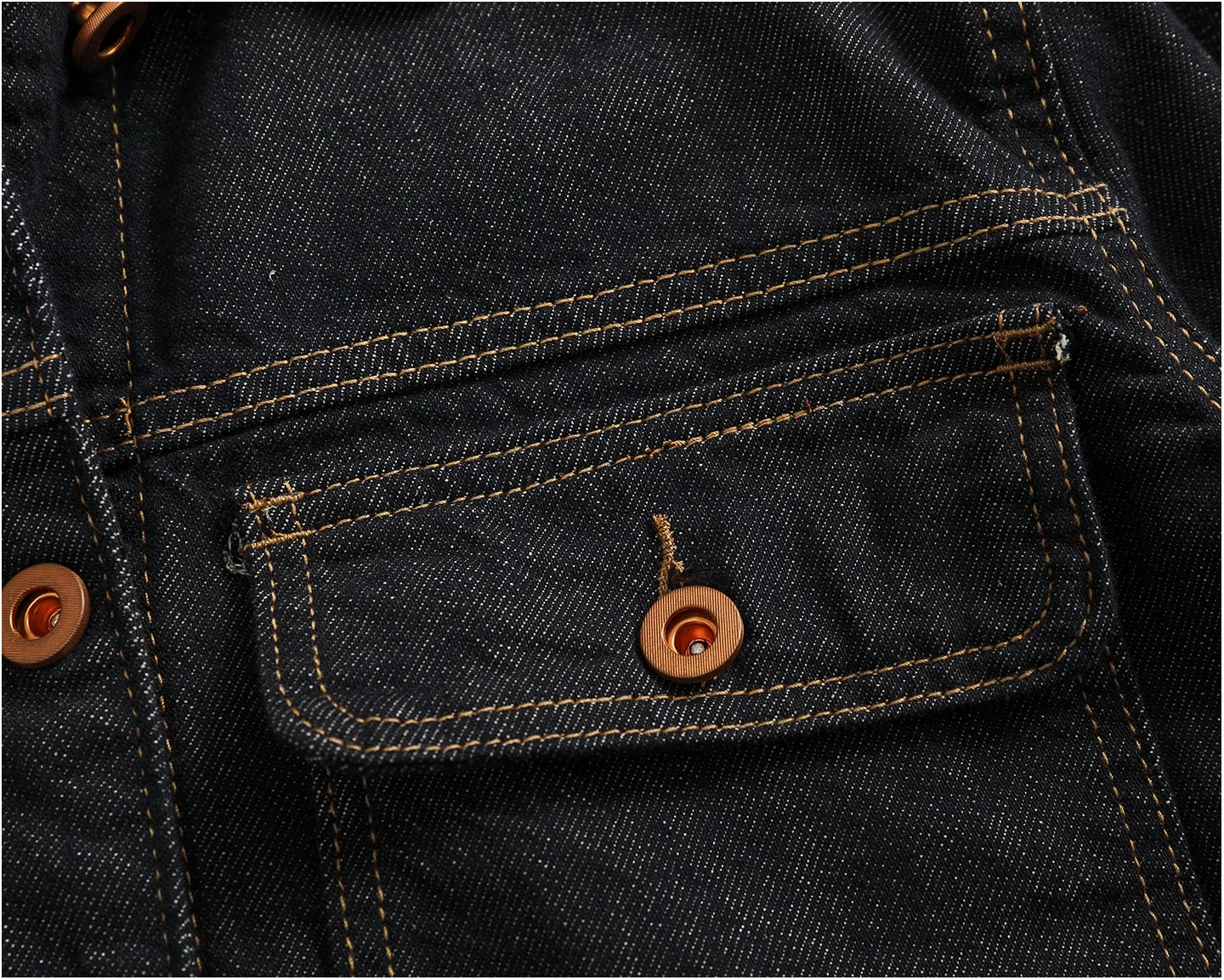 Spring New American Retro Heavyweight Solid Color Multiple Pockets Denim Jacket Men's Fashion Washed Loose Leisure Outerwear