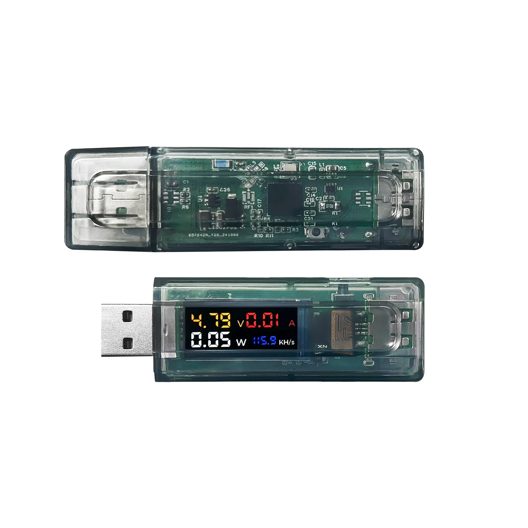 NMMiner Offical development Usb Chain ESP32 Crypto Solo BTC Lottery 120kH/s  with USB-A High Precision Ammeter,Chained One-by-one - AliExpress