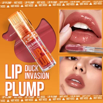 MLSMILE Lip Plump Oil Cute Duck Invasion Lip Gloss Specchio come smalto per labbra Pouty Lips Stick liquido Lucidalabbra trasparente